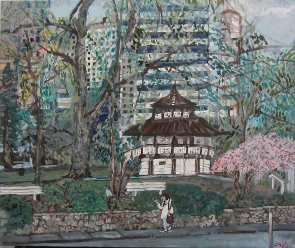 Historical Haywood Bandstand, English Bay, Vancouver